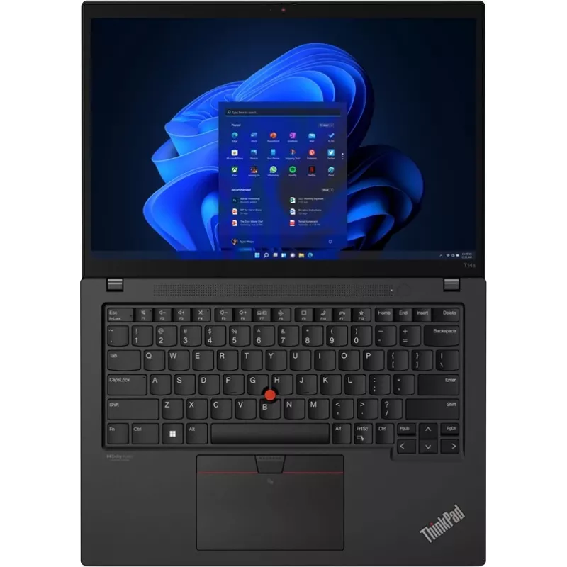 Lenovo ThinkPad T14 G3 14 inch WUXGA IPS sülearvuti, Intel Core i7-1260P, 16GB RAM, 512GB SSD, Windows 11 Pro, Thunder Black