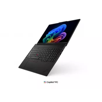 Lenovo ThinkPad T16 G5 Intel 16-tolline WUXGA IPS sülearvuti, Intel Core Ultra 7, 32 GB LPCAMM2 LPDDR5X, 512 GB SSD, Windows 11 Pro, must