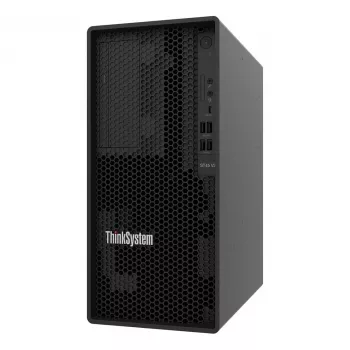 Lenovo ThinkSystem ST45 V3 7DH5 torniserver - AMD EPYC 4124P 12-tuumaline, 16GB DDR5 ECC, 8x 3.5 tolli mitte-kuumvahetusega pesad, ilma operatsioonisüsteemita