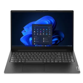 Lenovo V15 G4 AMN 15.6 inch Full HD sülearvuti - AMD Ryzen 3 7320U, 8GB LPDDR5, 256GB SSD, AMD Radeon Graphics, inglise keelne klaviatuur, must
