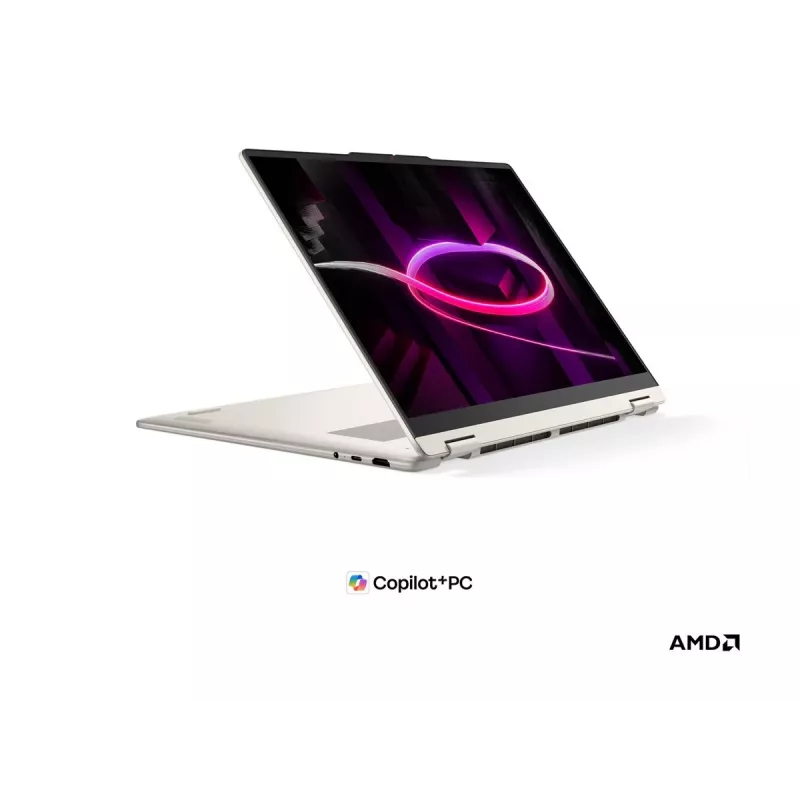 Lenovo Yoga 7 2-in-1 16AGP11 AMD 16 inch OLED Touchscreen 2-in-1 sülearvuti, AMD Ryzen AI 5 435, 16GB RAM, 512GB SSD, AMD Radeon 840M, Windows 11 Home, Seashell