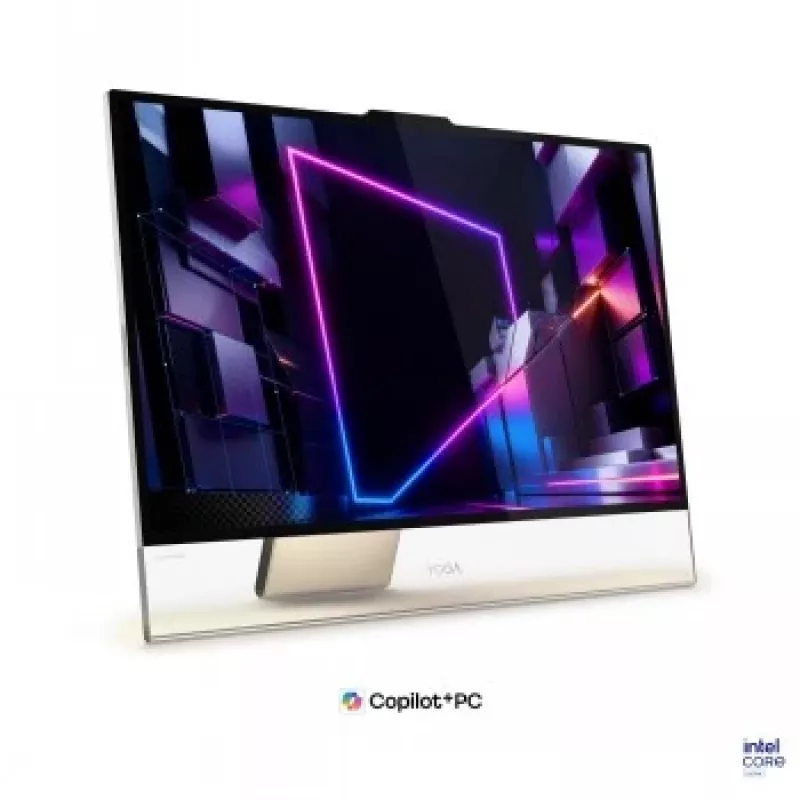Lenovo Yoga AIO Ultra X7 All-in-One PC, 31,5-tolline UHD OLED puuteekraan, Intel Core Ultra 7, 32GB muutmälu, 1TB SSD, Windows 11 Home, Seashell