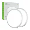 LEPRO 1500039-DW-EU-2 LED Laevalgusti 24W 2400lm Päevavalgus Valge 2-pakk Sileda Kinnitusega Ümmargune IP20
