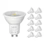 LEPRO 200084-DW-EU-10 GU10 hämmitav LED-pirn, 4,5W, 345 lm, 6500K, 38°, 10 tk
