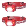 LEPRO 320014-R-2 USB-laetav LED-pealamp, 2-pakk, 200 luumenit, IPX4 veekindel, 5 režiimi punase tulega, USB-C laadimine, reguleeritav peapael