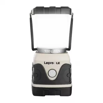 LEPRO 3300002-WH laetav LED-telgilatern, 500 luumenit, 4000 mAh toitepank, IPX4, magnetilise alusega, valge