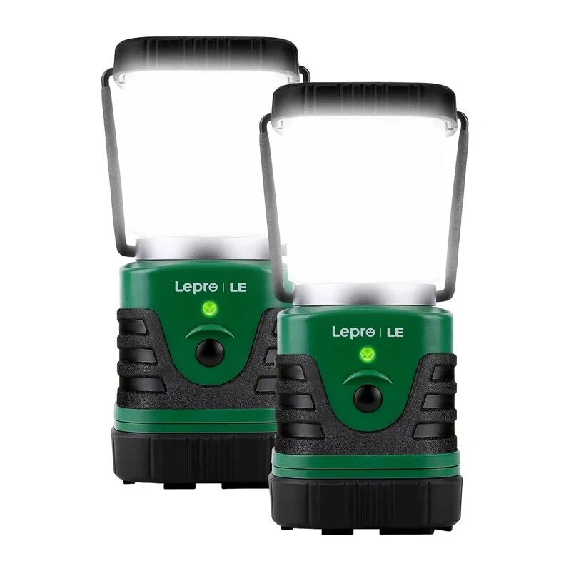 LEPRO 3300008-2 Campingulamp, 4400mAh, 2-pakk