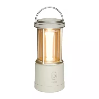 Lepro 330043-WH laagrilatern – 1000 luumenit laetav LED-latern akupangaga, IPX4