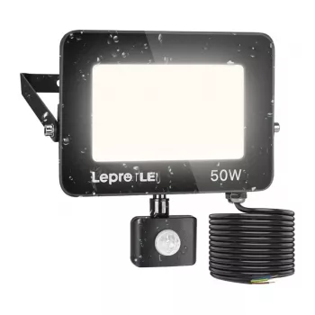 LEPRO 50W 5000K IP65 LED prožektor liikumisanduriga