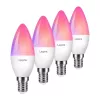 LEPRO BC1-EU-4 C37 RGBCW Wi-Fi LED-pirn E14 4.5W 400lm Reguleeritav valge + RGB nutikas küünlapirn