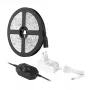 LEPRO PR4100067-DW-EU 5m sooja valge LED riba komplekt koos hämardatava 3000K SMD 2835 ribavalgustiga, 12V 24W 1200lm, 3M kleepuv, inline-hämardi, toiteplokk kaasas, IP20