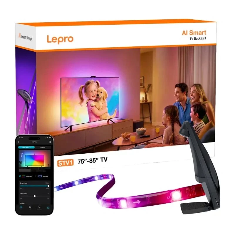 Lepro STV1 Wi-Fi LED Ribavalgusti 5m – RGB nutikas valgus, ühilduv Alexa ja Google Assistantiga