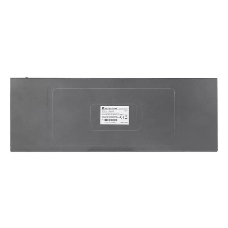 LevelOne GEU-2432 24-pordine Gigabit Ethernet kommutaator, 4-režiimiline DIP-lüliti, 19-tolline riiulikinnitus, haldamata, metallkorpus