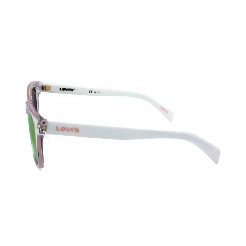 LEVI'S LV-1002-S-900 Unisex Ristkülikukujulised Päikeseprillid Must/Hall 53mm