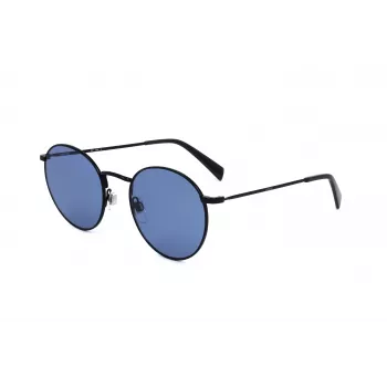 LEVI'S LV-1005-S-08A Unisex Päikeseprillid - Klassikaline Ristkülikukujuline Atsetaatraam - UV400 Hallid Polükarbonaat Läätsed - 52/21/145 mm