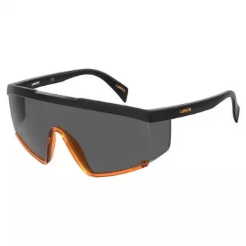 LEVI'S LV-1008-S-8LZ Unisex Päikeseprillid Havana Raam Hallikasroheline Polariseeritud Lääts 55mm