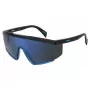 Levi's LV-1008-S-OY4 Unisex Shield Päikeseprillid - Must raam, hallid läätsed, UV400