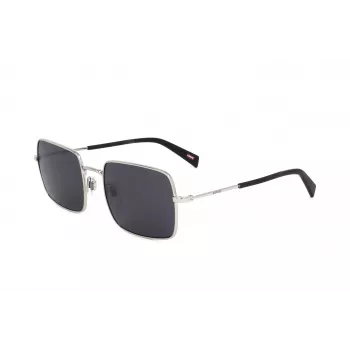 LEVI'S LV-1019-S-IR Unisex Päikeseprillid - Must Raam, Hall Lääts, 57mm