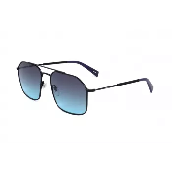LEVI'S LV-1021-S-807 Unisex Päikeseprillid - Must atsetaatraam, hallid polükarbonaat läätsed, 58 mm