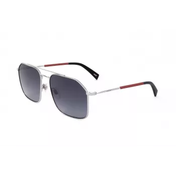 Levi's LV-1021-S-RD Unisex Päikeseprillid - Must raam, Hall lääts, 58mm