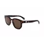 LEVI'S LV-1022-S-086 Unisex ristkülikukujulised päikeseprillid - Havana raam, pruun lääts, 51 mm