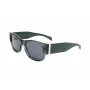 LEVI'S LV-1033-S-1ED Unisex Ristkülikukujulised Päikeseprillid - Must Raam Hallid Läätsed 53mm