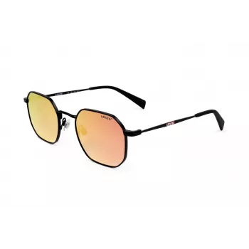 LEVI'S LV-1035-S-003 Unisex Päikeseprillid, Must Raam, Hall Lääts, 51/22/140 mm