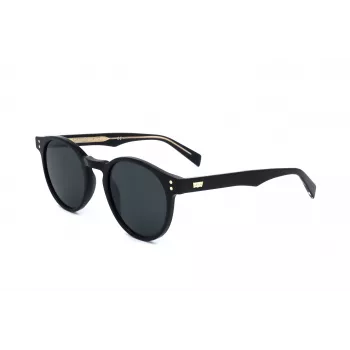 LEVI'S LV-5005-S-807 Meeste päikeseprillid, must raam, hallid läätsed, 50 mm