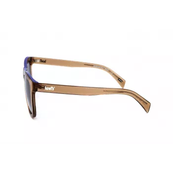 LEVI'S LV1023S09GB Unisex Päikeseprillid - Matt Must Raam, Hall Lääts, 53mm