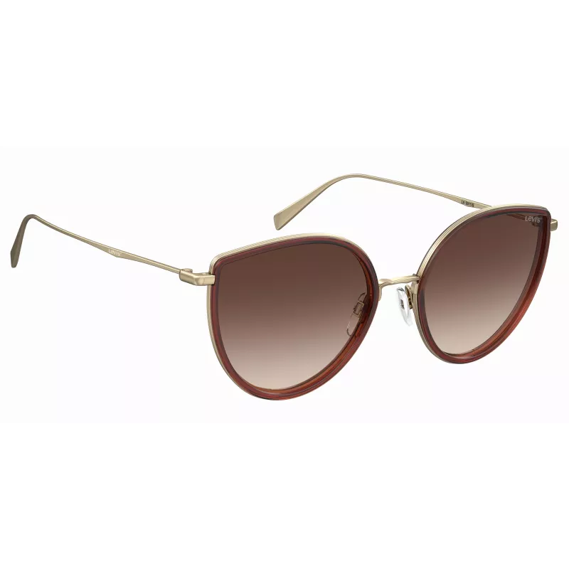 Levi's LV5011S09QF7H Naiste päikeseprillid Havana atsetaat pruun gradient 56/17/145 mm