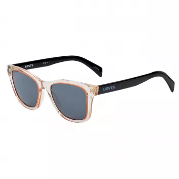 LEVIS LV1002S40GF3I Unisex Päikeseprillid - Must raam, hall lääts, 53 mm
