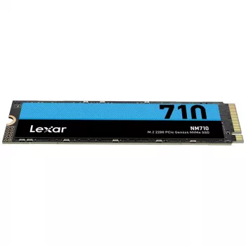 LEXAR NM710 500GB M.2 2280 PCIe Gen4x4 NVMe SSD - 5000MB/s lugemiskiirus, 2600MB/s kirjutamiskiirus