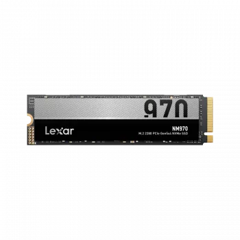 Lexar NM970 1TB PCIe Gen5x4 M.2 2280 NVMe SSD - 11000MB/s lugemiskiirus, 10000MB/s kirjutamiskiirus