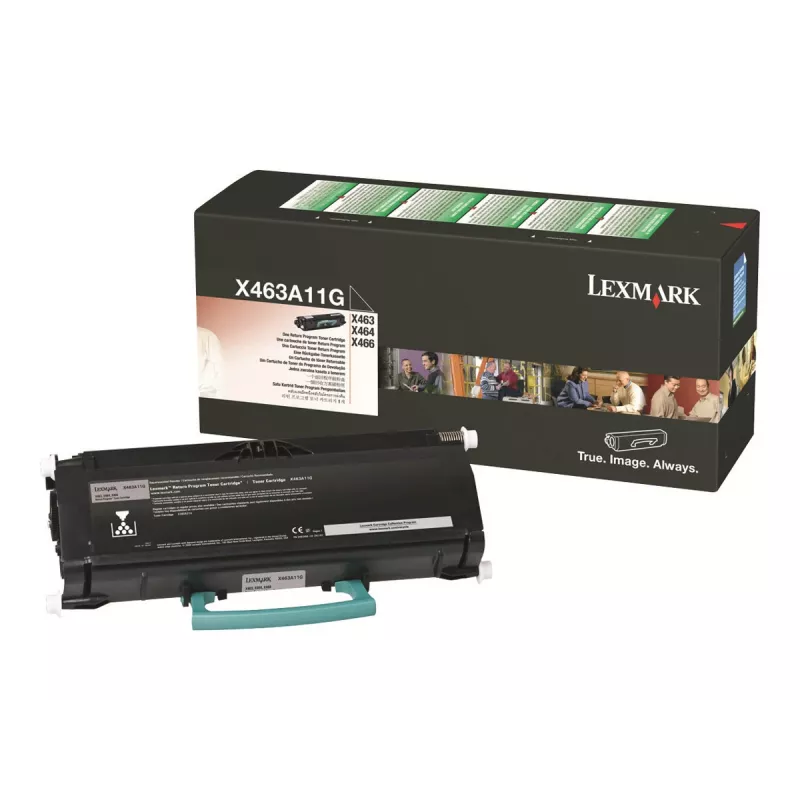 Lexmark Black Original Toner Cartridge LCCP, LRP
