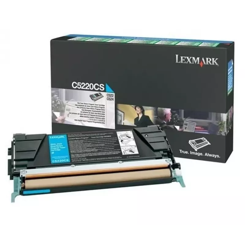 Lexmark C5220CS Cyan toonerikassett - originaal - printeritele C522, C524, C530, C532, C534