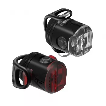 Lezyne LED valgustite komplekt USB paar – 200 luumenit ees ja 10 luumenit taga, IPX7, integreeritud USB laadimine