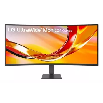 LG 34U620B-B 34-tolline UltraWide WQHD VA kumer mängumonitor, 3440x1440, 144Hz, 5ms, HDR10, FreeSync Premium, 2x HDMI, DisplayPort, must
