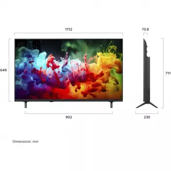 LG 50QNED7EB3C 50-tolline QNED 4K Smart TV α5 Gen5 AI protsessori ja webOS-iga