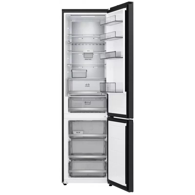 LG GBBS726BEV eraldiseisev külmik-sügavkülmik Total No Frostiga, 384 L, matt must, energiaklass C, Inverter Linear Compressor, Wi-Fi