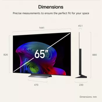 LG OLED65C6ELB 65-tolline 4K kumer OLED-tele (163,9 cm, must, Ultra HD/4K, kolmeotstarbeline tuuner, 120 Hz paneel, webOS 3.0, Harman Kardon)