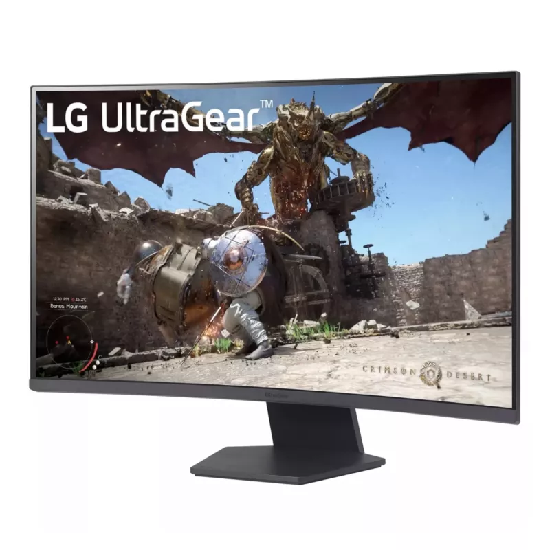 LG UltraGear 32GS60QC-B 31,5 inch QHD VA kumera mängumonitor 180Hz 1ms FreeSync Premium