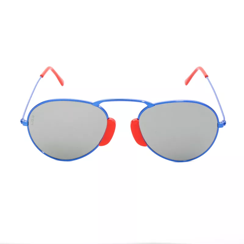 LGR AGADIR-BLUE08 Unisex Päikeseprillid Havana Raam Sinine Lääts 54/20/145 mm