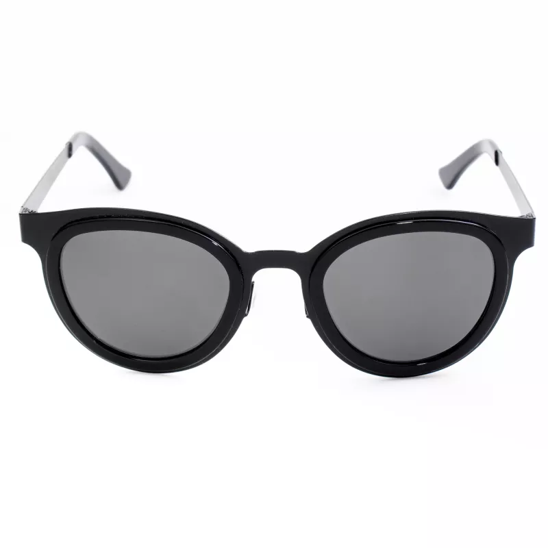 LGR FELI-BLACK01 Unisex Päikeseprillid - Must raam, tumehall lääts, 47/24/145 mm