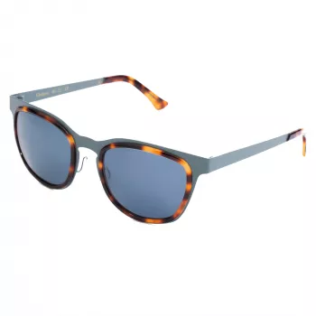 LGR GLOR-BLUE39 Unisex Päikeseprillid 49/22/145 mm Siniste Läätsedega Must Raam