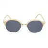 LGR ZANZIBARIVO40 Unisex Rectangular Sunglasses 50/12/135 mm Handmade in Italy UV400