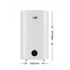 LI- LIFVD1SMWH 80L Universaalne valge elektriboiler Wi-Fi-ga