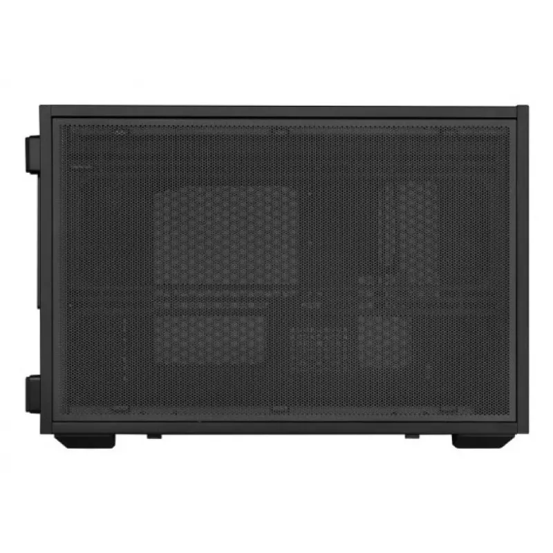 Lian Li DAN Cases B4 Wood Edition Mini Tower arvutikorpus, Micro-ATX, pähklipuust esipaneel, must