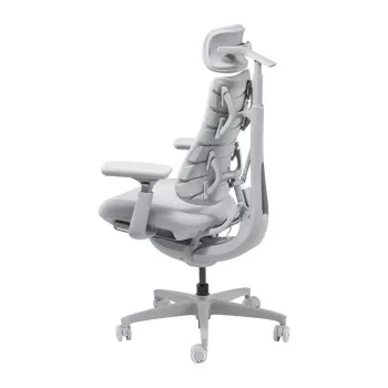 LiberNovo Omni Dynamic ergonoomiline kontoritool, hall, võrkmaterjal, istme kõrgus 45 cm, 3D-reguleeritavad käetoed, kandevõime 120 kg