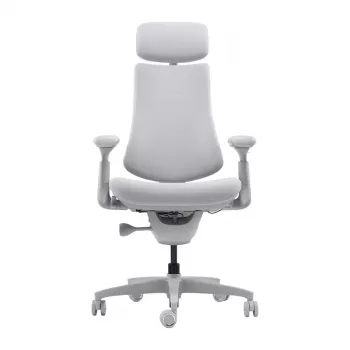 LiberNovo Omni Dynamic ergonoomiline kontoritool, hall, võrkmaterjal, istme kõrgus 45 cm, 3D-reguleeritavad käetoed, kandevõime 120 kg
