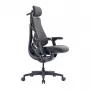 LiberNovo Omni GEN 48cm grafiitvärvi pikendusjuhe liigpingekaitsega, 6x Schuko, 2x USB-A, 3m kaabel
